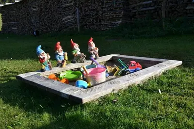 Ein Garten an der Unterkunft Ferienwohnungen Foidlhof