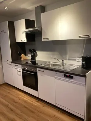 Küche/Küchenzeile in der Unterkunft Appartement Stefanie