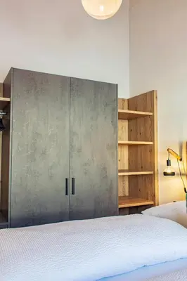 Ein Bett oder Betten in einem Zimmer der Unterkunft Apart. Oberhof