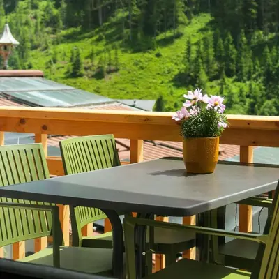 Ein Garten an der Unterkunft Apart. Oberhof