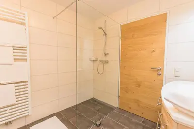 Ein Badezimmer in der Unterkunft Appartment Hotel Mitterer