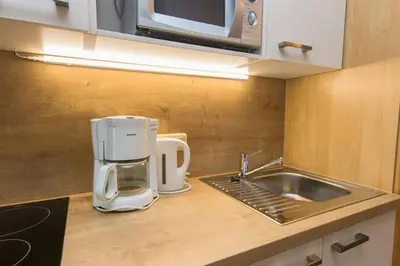 Küche/Küchenzeile in der Unterkunft Appartment Hotel Mitterer