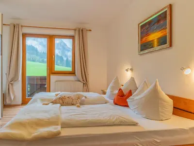 Ein Bett oder Betten in einem Zimmer der Unterkunft Johanna
