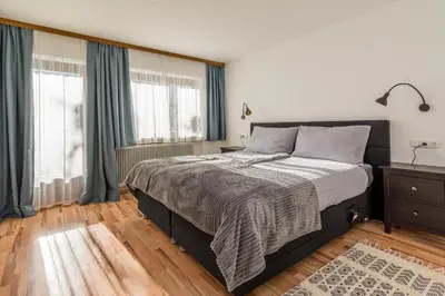 Ein Bett oder Betten in einem Zimmer der Unterkunft Haus Maria