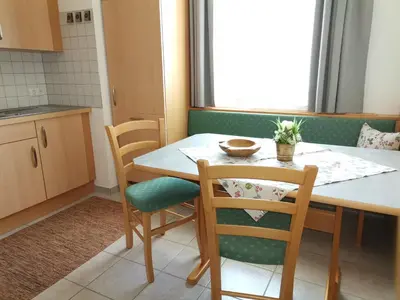 Ein Sitzbereich in der Unterkunft Ferienwohnungen Niederacher