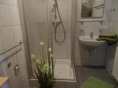 Ein Badezimmer in der Unterkunft Ferienwohnungen Niederacher