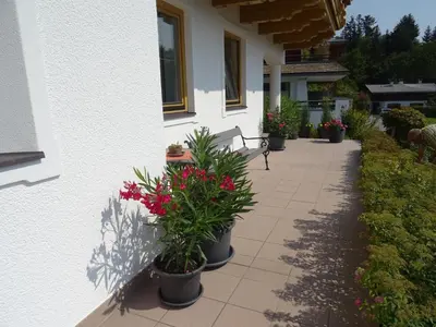 Ein Garten an der Unterkunft Ferienwohnungen Niederacher