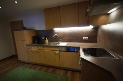 Küche/Küchenzeile in der Unterkunft Appartement Gästehaus Aloisia