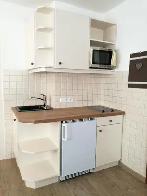 Küche/Küchenzeile in der Unterkunft Chalet Glockenhof