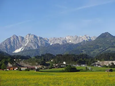 Naturlandschaft in der Nähe des Bauernhofs