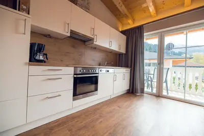 Küche/Küchenzeile in der Unterkunft Chalet Arena