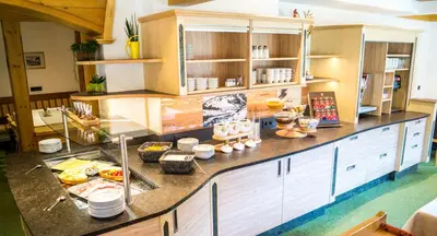 Küche/Küchenzeile in der Unterkunft Apart-Hotel Forellenhof