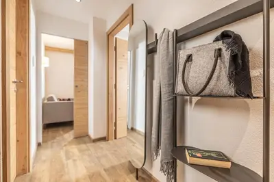 Ein Bett oder Betten in einem Zimmer der Unterkunft Appartements Liftstüberl Ski IN- Ski OUT