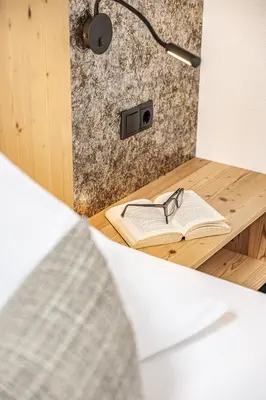 Ein Bett oder Betten in einem Zimmer der Unterkunft Appartements Liftstüberl Ski IN- Ski OUT