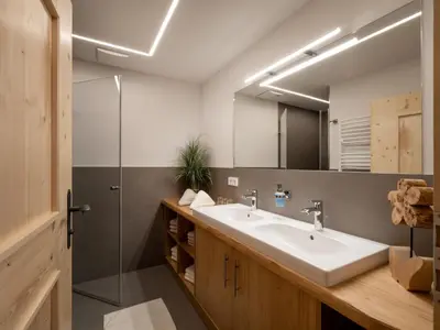 Ein Badezimmer in der Unterkunft Appartement Am Hof Untertann