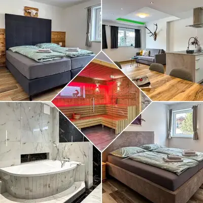 Our's Living - modern Apartments with Sauna near Kitzbüheler Alpen ski lift
