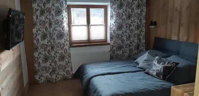 Ein Bett oder Betten in einem Zimmer der Unterkunft Frankenhof