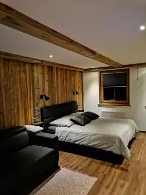 Ein Bett oder Betten in einem Zimmer der Unterkunft Frankenhof