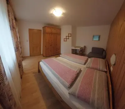 Ein Bett oder Betten in einem Zimmer der Unterkunft Appartements Bodenland