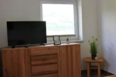 TV/Unterhaltungsangebot in der Unterkunft Ferienwohnung am Einödhof