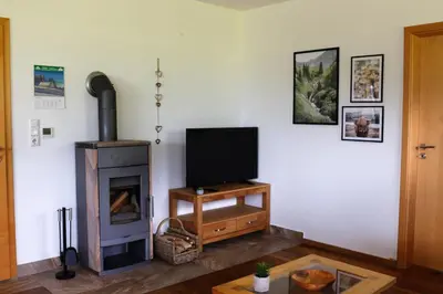 TV/Unterhaltungsangebot in der Unterkunft Ferienwohnung am Einödhof
