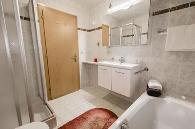 Ein Badezimmer in der Unterkunft Landhaus Kröll - Barbara Kröll
