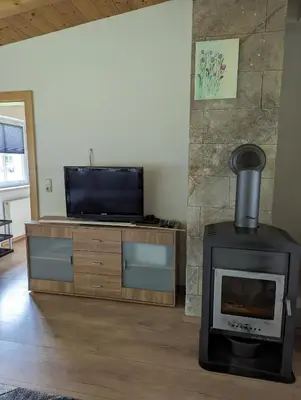 TV/Unterhaltungsangebot in der Unterkunft Ferienwohnung Trixi