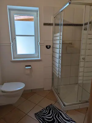 Ein Badezimmer in der Unterkunft Ferienwohnung Trixi