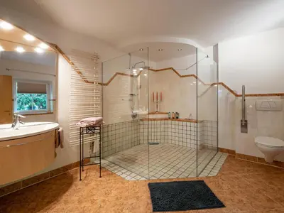 Ein Badezimmer in der Unterkunft Ferienwohnung Luna