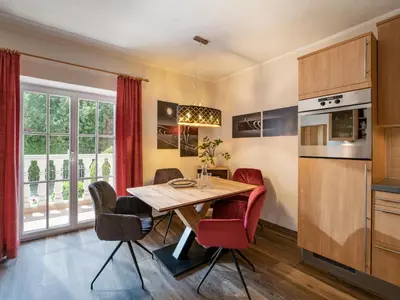 Küche/Küchenzeile in der Unterkunft Ferienwohnung Luna