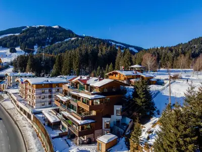 Ein allgemeiner Bergblick oder ein Berglick von der Ferienwohnung aus