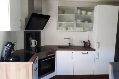 Küche/Küchenzeile in der Unterkunft Chalet Gasteig