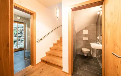 Ein Badezimmer in der Unterkunft AlpenPura - Chalet mit Sauna und Panoramablick