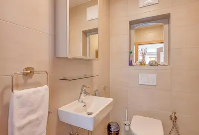 Ein Badezimmer in der Unterkunft Chalet Lux - Chaletdorf am Sonnenhang