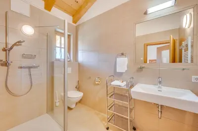 Ein Badezimmer in der Unterkunft Chalet Lux - Chaletdorf am Sonnenhang
