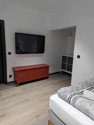 TV/Unterhaltungsangebot in der Unterkunft Apartment Talblick