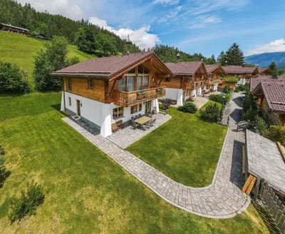 Naturlandschaft in der Nähe des Chalets