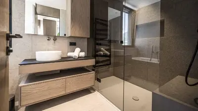 Ein Badezimmer in der Unterkunft Panorama Eagle Lodge