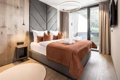 Ein Bett oder Betten in einem Zimmer der Unterkunft Panorama Nature Lodge