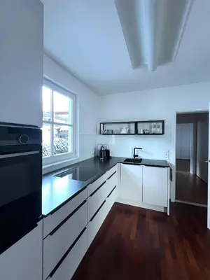 Küche/Küchenzeile in der Unterkunft Art Appartement