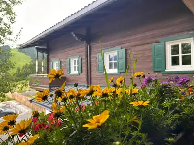 Ein Garten an der Unterkunft Obinghof