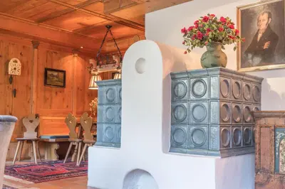 Ein Sitzbereich in der Unterkunft Appartementhaus Zillertal Arena