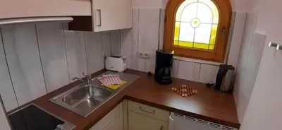 Küche/Küchenzeile in der Unterkunft Haus Thaler