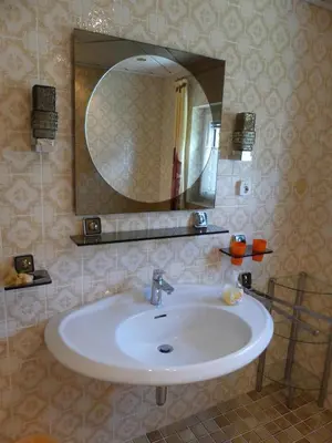 Ein Badezimmer in der Unterkunft Haus Kröll