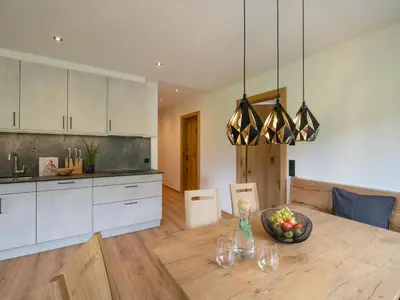 Küche/Küchenzeile in der Unterkunft Samer Apartments