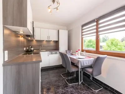 Küche/Küchenzeile in der Unterkunft Attractive apartment with terrace