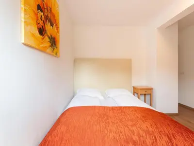 Ein Bett oder Betten in einem Zimmer der Unterkunft Attractive apartment with terrace