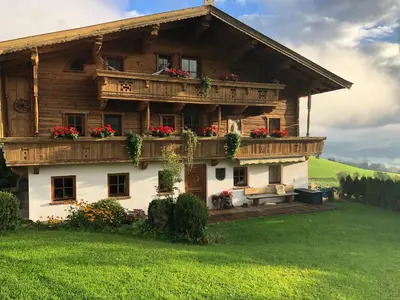 Ein Garten an der Unterkunft Bioberghof Rohr