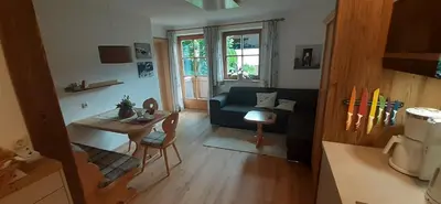 Küche/Küchenzeile in der Unterkunft Ferienwohnung Widauer