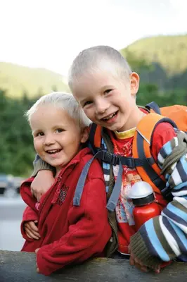Kinder, die in der Unterkunft Gielerhof übernachten